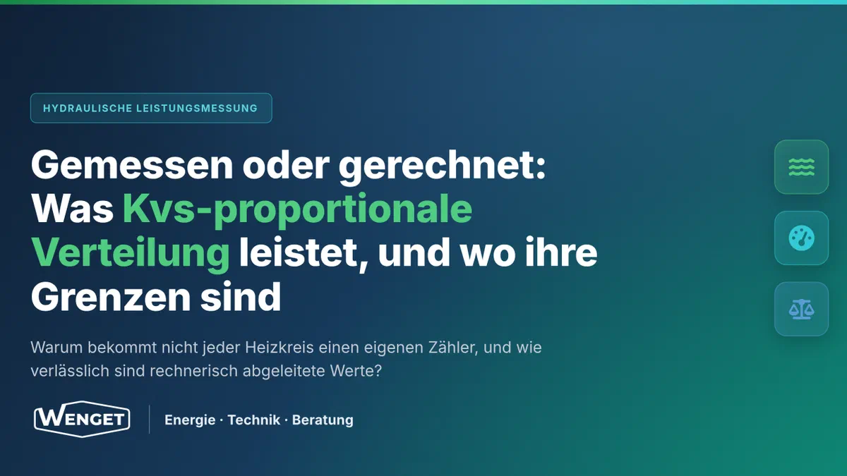 Kvs-proportionale Verteilung: Nutzen und Grenzen der Auswertung