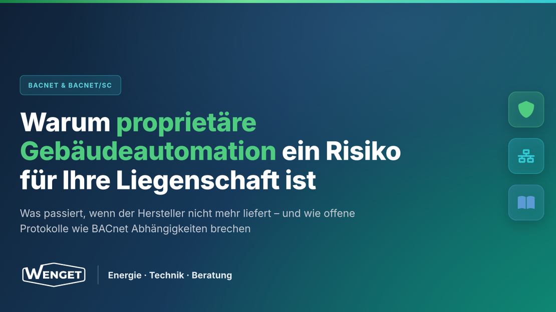 Warum proprietäre Gebäudeautomation für Liegenschaften zum Risiko wird