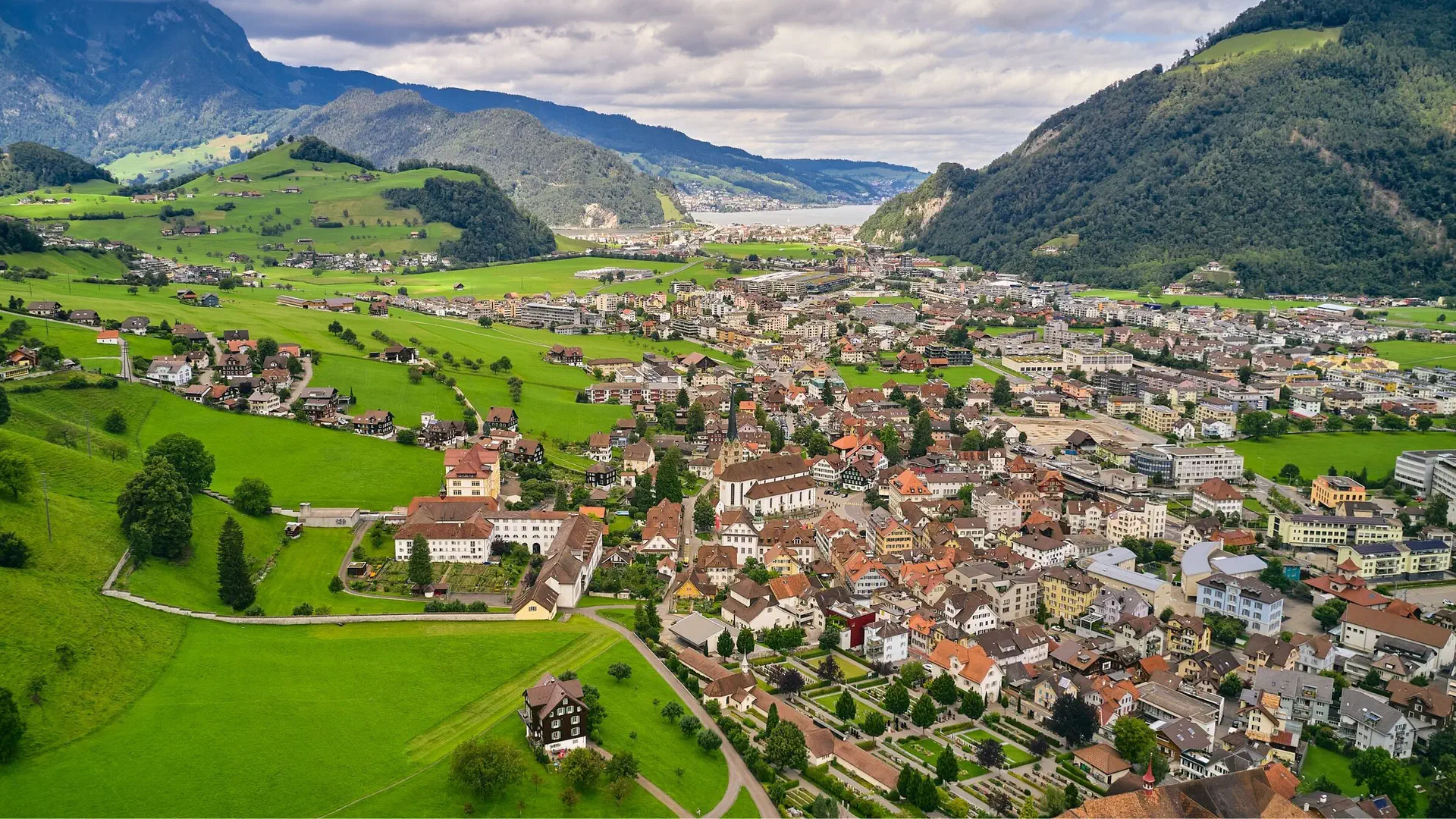 Landschaft im Kanton Nidwalden