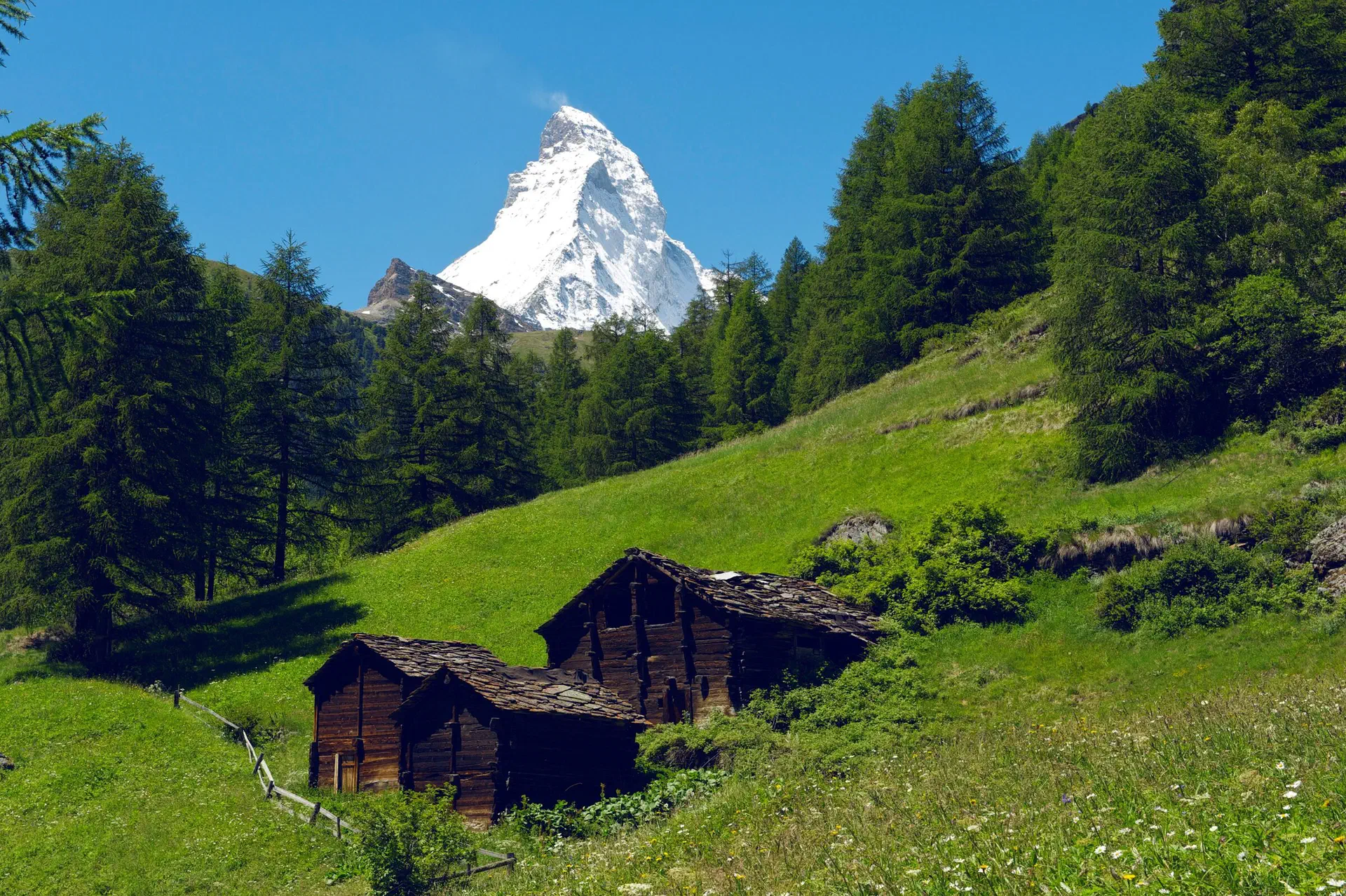 Landschaft im Kanton Wallis