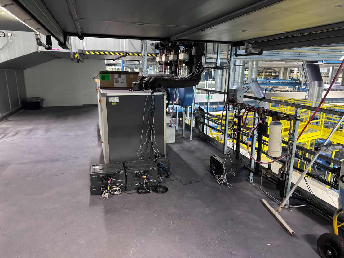 Hydraulische Leistungsmessung Kälte, Ball Beverage Packing