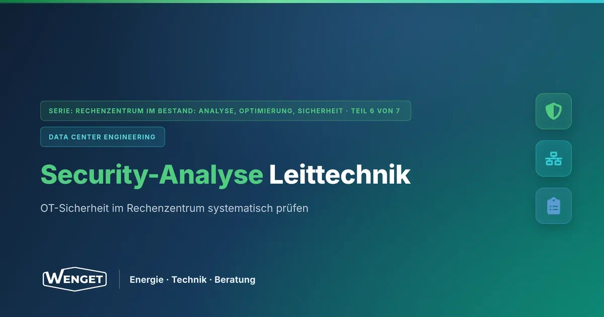 Security-Analyse der Leittechnik im Bestand