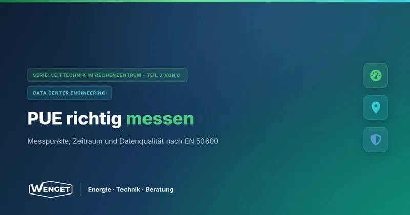 PUE richtig messen nach EN 50600