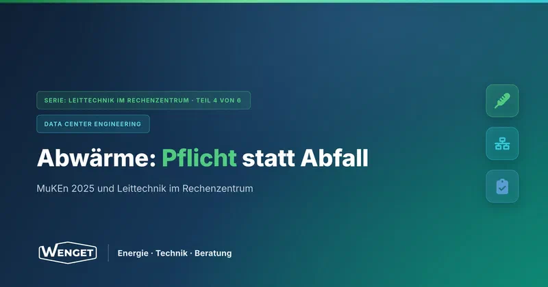 Abwärme aus dem Rechenzentrum nach MuKEn Art. 1.18