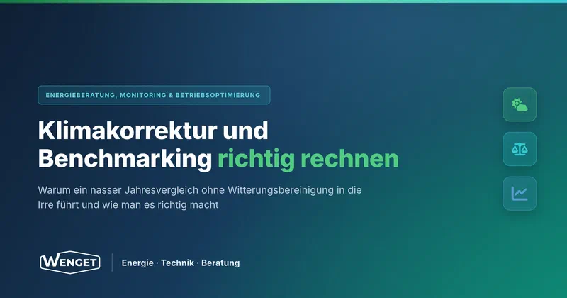 Klimakorrektur und Benchmarking richtig rechnen