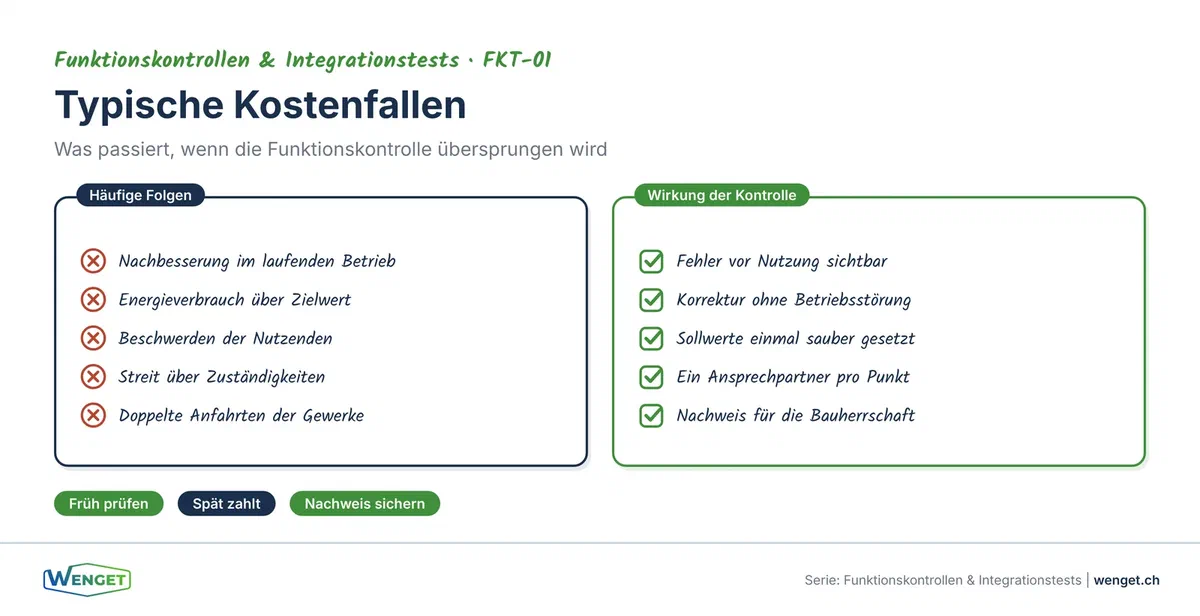 Was bei einer Funktionskontrolle geprüft wird: Vier Prüfebenen von der Einzelfunktion bis zum integralen Test