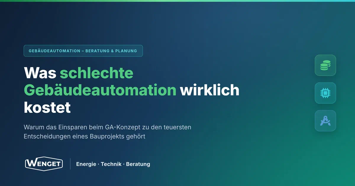 Was schlechte Gebäudeautomation wirklich kostet