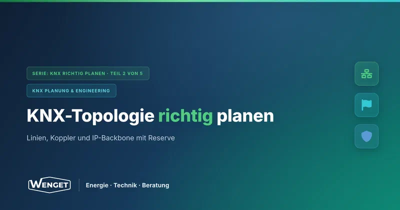 Topologie, Linien und IP-Backbone sauber aufbauen