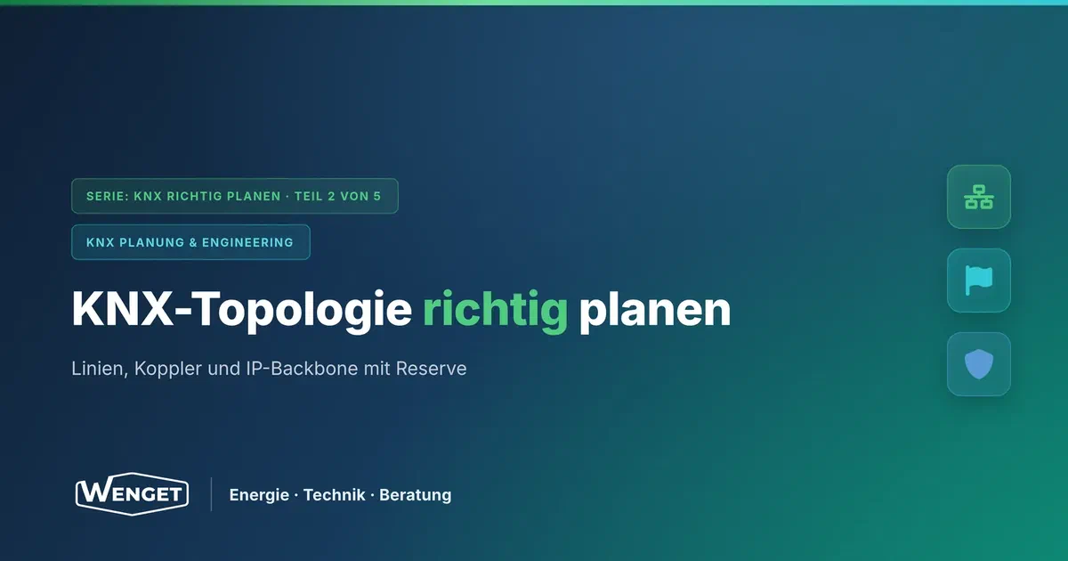 Topologie, Linien und IP-Backbone sauber aufbauen