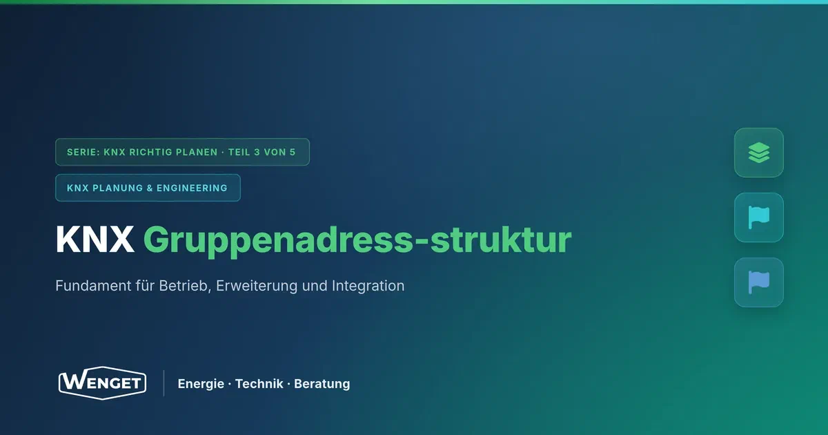 Gruppenadressen und Namenskonvention als Fundament