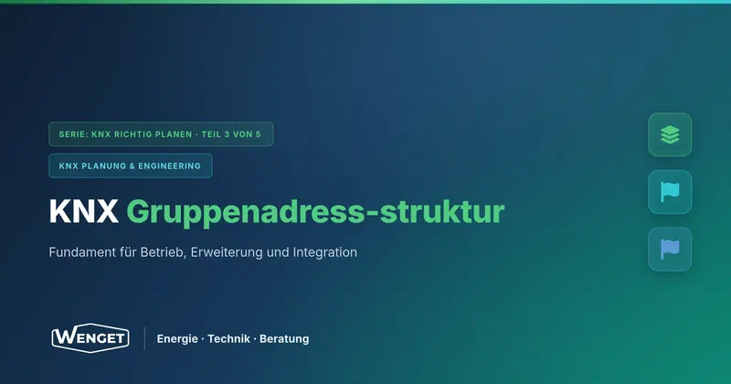Gruppenadressen und Namenskonvention als Fundament