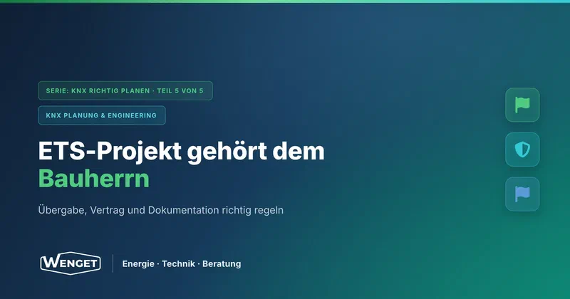 Das ETS-Projekt gehört dem Bauherrn