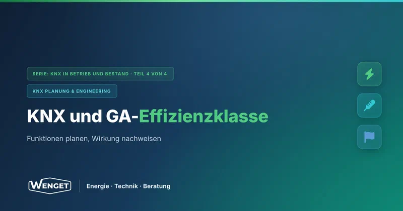 Raumautomation mit KNX nach EN ISO 52120