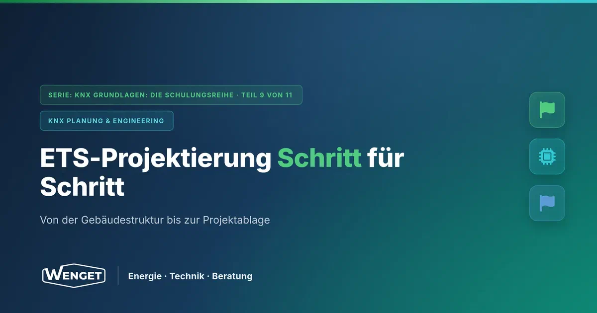 ETS-Projektierung Schritt für Schritt