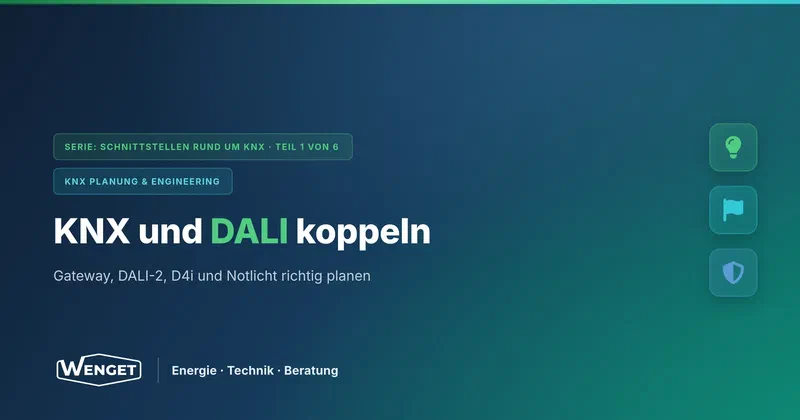 KNX und DALI: Beleuchtung sauber koppeln
