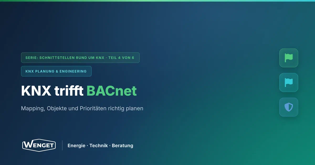 KNX und BACnet: Raumautomation an die Gebäudeleittechnik