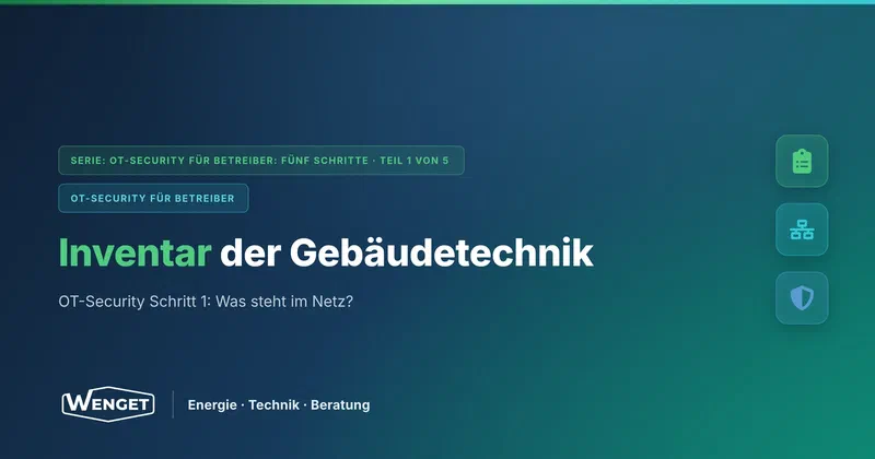 Was steht eigentlich im Netz? Das Inventar der Gebäudetechnik