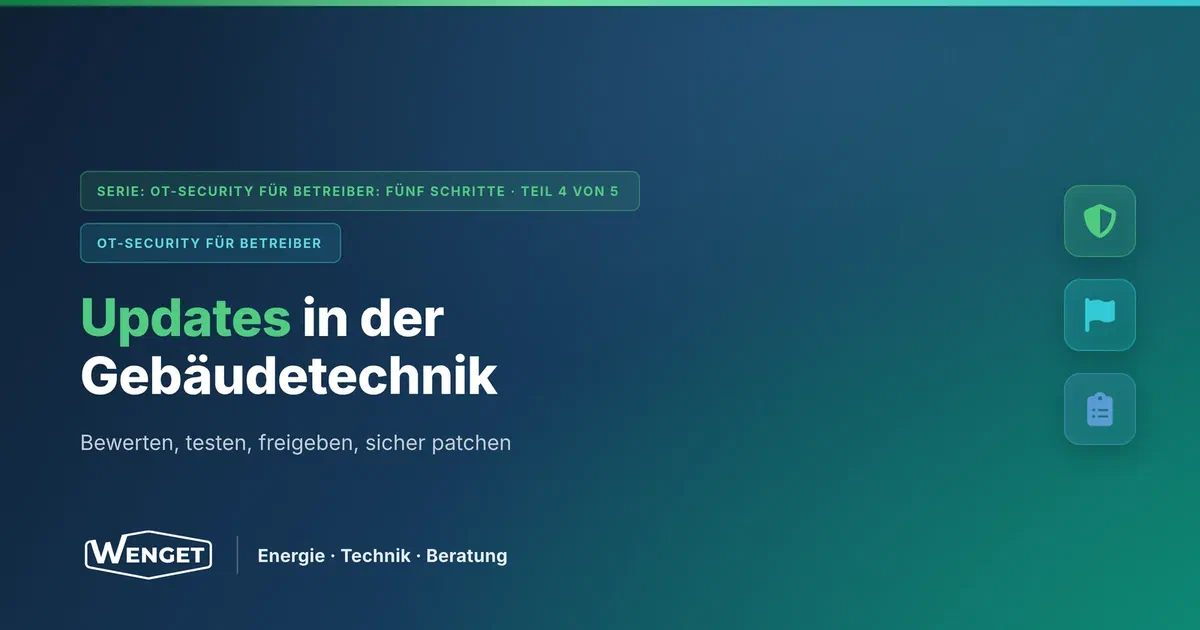 Updates und Firmware: Wie viel Aktualität braucht die Gebäudetechnik?